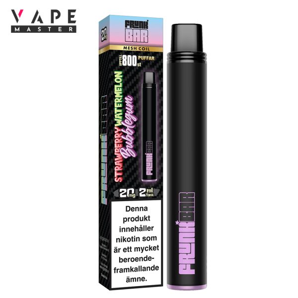 Engångs Vape | Jordgubbsbanan | Strawberry Watermelon Bubblegum | Frunk Bar Mesh