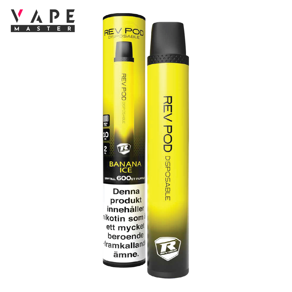 Engångs Vape | Banana Ice | Rev Pod