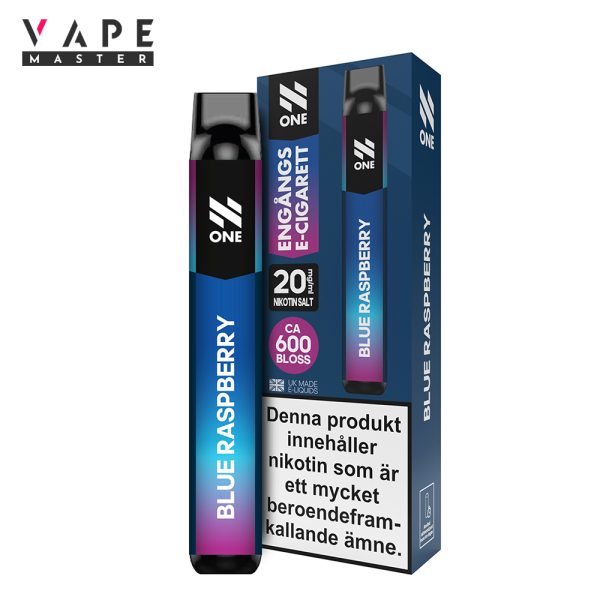 Blå Hallon och Cooling | Blue Raspberry | Engångs Vape | N One