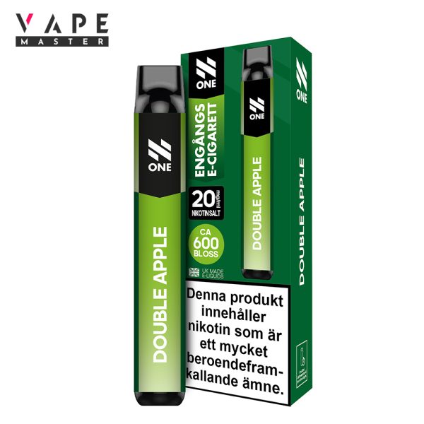 Grönt och Rött Äpple | Double Apple | Engångs Vape | N One