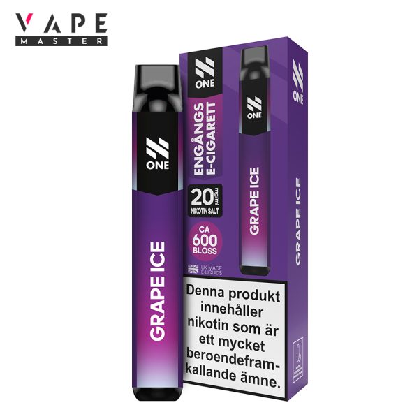 Druva och cooling | Grape Ice | Engångs Vape | N One