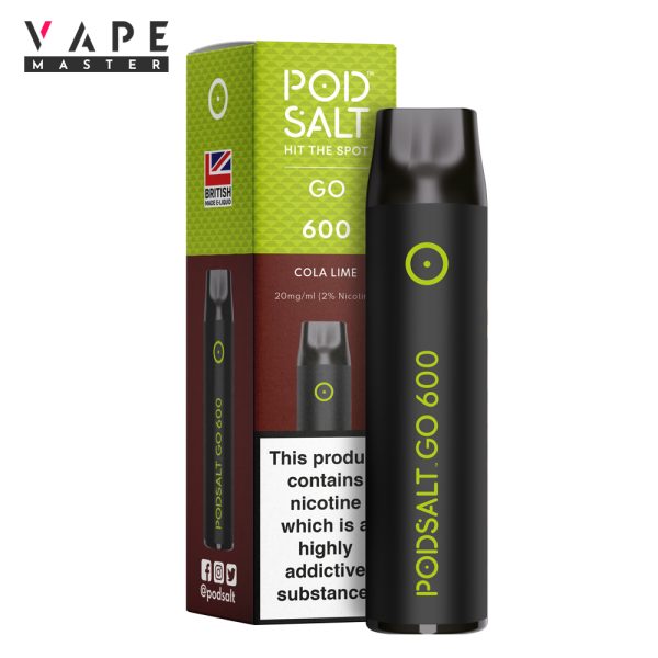 Engångs Vape | Cola Lime | Pod Salt GO 600