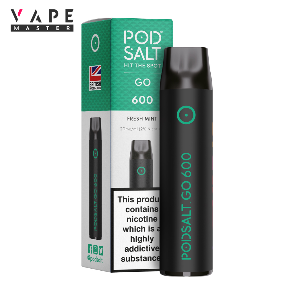 Engångs Vape | Fresh Mint | Pod Salt GO 600