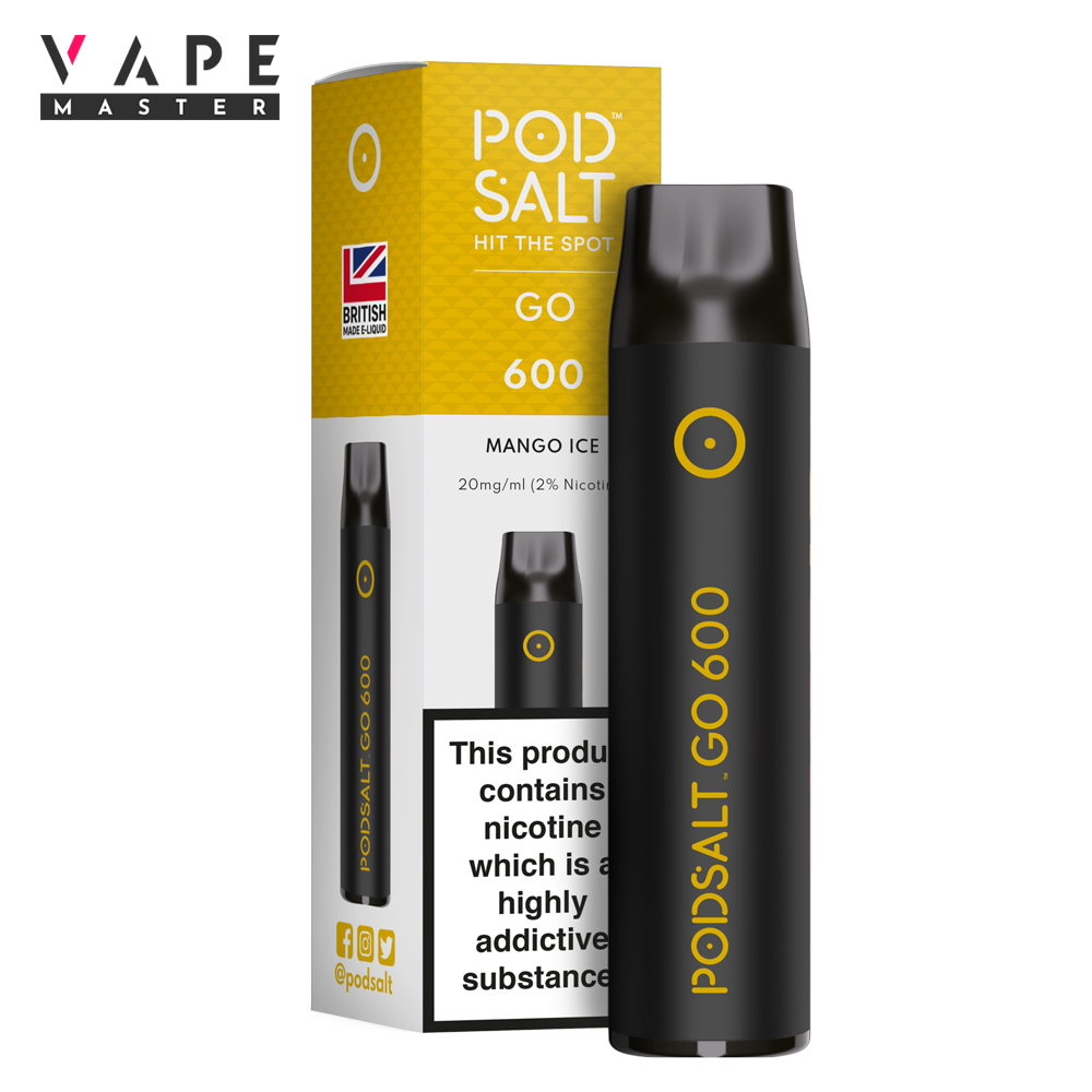 Engångs Vape | Apelsin | Orange Ice | Pod Salt GO 600