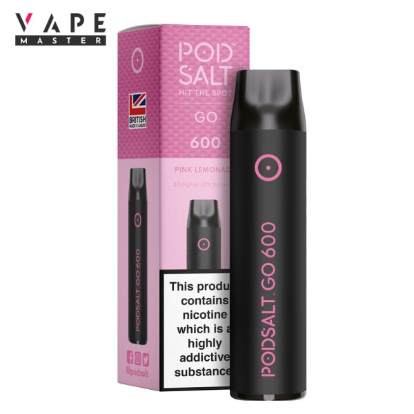 Engångs Vape | Pink Lemonade | Pod Salt GO 600